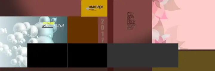 Luxury Watercolour Splash Muslim Wedding Album 12x36 PSD