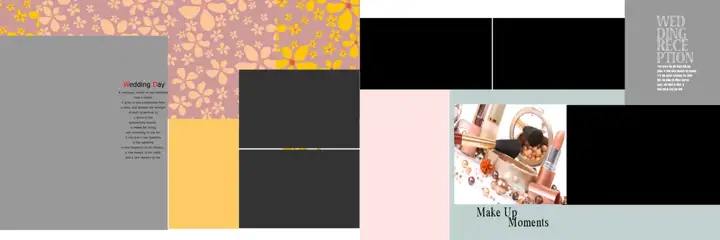Minimal Album 12x36 PSD for Indian Wedding – Bokeh Lights