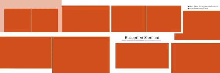 Minimal & Elegant Wedding Album 12x36 PSD with Geometric Lines