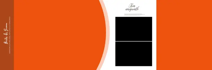 Ornate & Traditional Wedding Album 12x36 PSD with Royal Arch