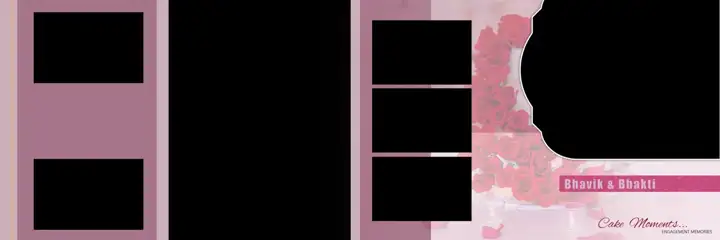 Premium & Classic Wedding Album 12x36 PSD with Bokeh Lights