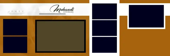 Premium & Modern Wedding Album 12x36 PSD with Rose Petals