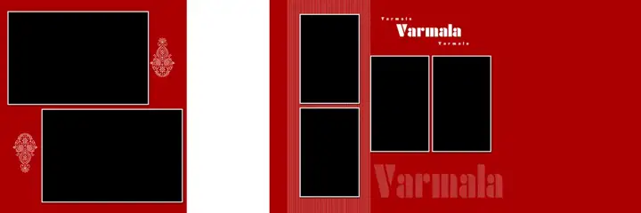 Premium & Traditional Wedding Album 12x36 PSD with Paisley Pattern