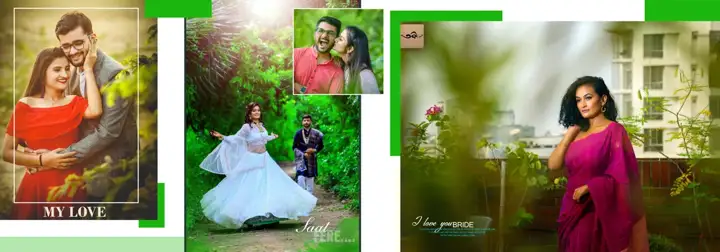 Regal & Modern Wedding Album 12x36 PSD with Damask Texture