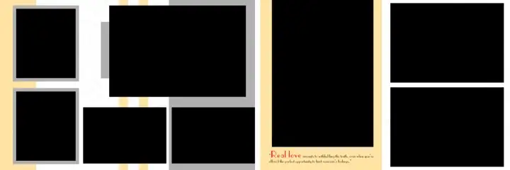 Regal & Modern Wedding Album 12x36 PSD with Royal Arch
