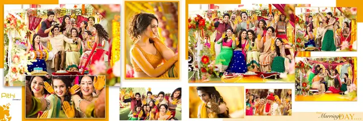 Regal & Regal Wedding Album 12x36 PSD with Temple Motif