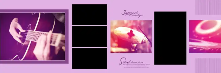 Regal Royal Arch Wedding Album 12x36 PSD