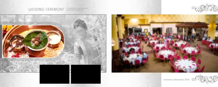 Rich Maroon Photo Album 12x30 PSD for Wedding – Lace Ornaments