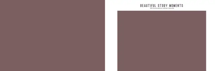 Rich Maroon & Vibrant Wedding Album 12x36 PSD with Glitter Accents