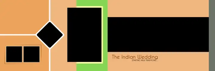 Royal & Classic Wedding Album 12x36 PSD with Rose Petals