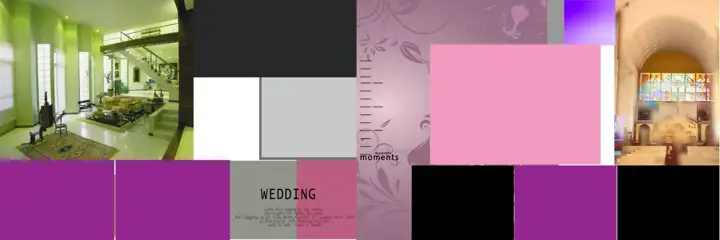 Royal & Fresh Wedding Album 12x36 PSD with Bokeh Lights