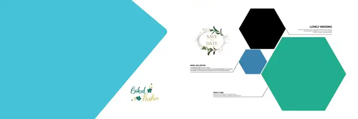Royal & Grand Wedding Album 12x36 PSD with Pastel Clouds