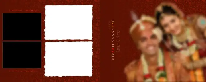 Royal Photo Album 12x30 PSD for Wedding – Geometric Lines