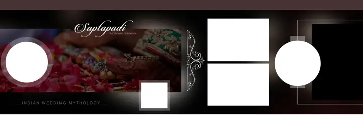 Soft Pastel & Timeless Wedding Album 12x36 PSD with Silk Texture