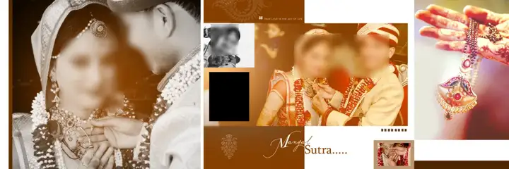 Stylish & Minimal Wedding Album 12x36 PSD with Lace Ornaments