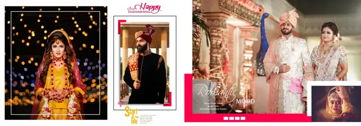 Stylish & Regal Wedding Album 12x36 PSD with Mandala Art