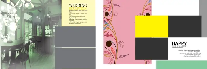 Traditional Album 12x36 PSD for Indian Wedding – Floral Border