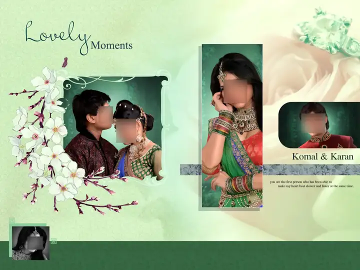 Traditional Album Cover PSD with Lotus Design