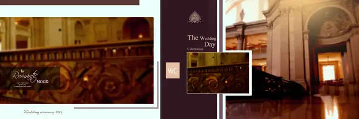 Traditional & Traditional Wedding Album 12x36 PSD with Rose Petals
