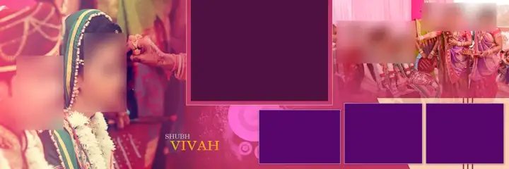 Traditional & Vibrant Wedding Album 12x36 PSD with Royal Arch