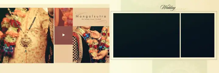 Traditional Wedding Album 12x36 PSD with Mandala Art