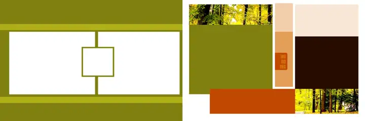 Vibrant & Fresh Wedding Album 12x36 PSD with Lotus Design
