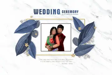 12x18 Wedding Album Cover PSD in Premium Mandala Art Style