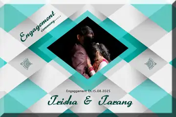 12x18 Wedding Album Cover PSD in Vibrant Paisley Pattern Style