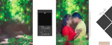 12x30 Wedding Photo Album PSD in Classic Geometric Lines Style