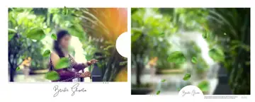 12x30 Wedding Photo Album PSD in Golden Mandala Art Style