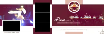 12x36 Indian Wedding Album PSD in Grand Damask Texture Style