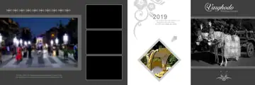 12x36 Karizma Wedding Album PSD in Elegant Kolam Pattern Style