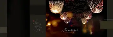 12x36 Karizma Wedding Album PSD in Golden Bokeh Lights Style