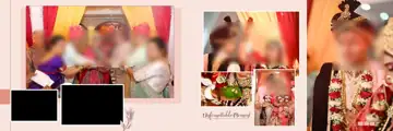 12x36 Karizma Wedding Album PSD in Golden Mandala Art Style