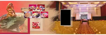 12x36 Karizma Wedding Album PSD in Minimal Temple Motif Style