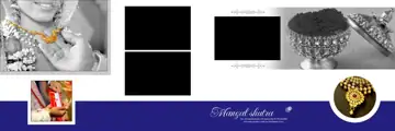 12x36 Karizma Wedding Album PSD in Modern Temple Motif Style