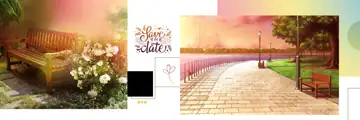 12x36 Karizma Wedding Album PSD in Ornate Paisley Pattern Style