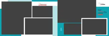 12x36 Karizma Wedding Album PSD in Regal Geometric Lines Style