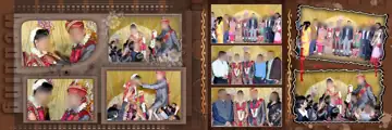 12x36 Karizma Wedding Album PSD in Regal Vintage Frame Style