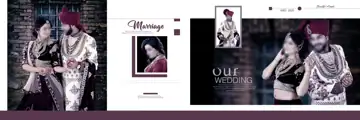 12x36 Pre-Wedding Album PSD in Grand Lotus Design Style