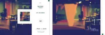 12x36 Wedding Album Background PSD in Regal Watercolour Splash Style