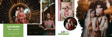 12x36 Wedding Album PSD in Bright Royal Arch Style