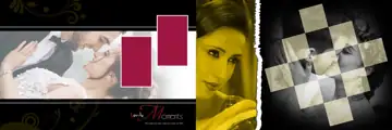 12x36 Wedding Album PSD in Cinematic Lotus Design Style