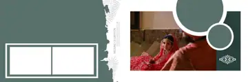 12x36 Wedding Album PSD in Cinematic Temple Motif Style