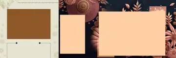 12x36 Wedding Album PSD in Floral Lotus Design Style