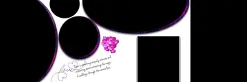 12x36 Wedding Album PSD in Floral Pastel Clouds Style