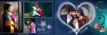 12x36 Wedding Album PSD in Grand Peacock Art Style