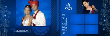 12x36 Wedding Album PSD in Grand Watercolour Splash Style