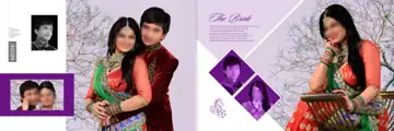 12x36 Wedding Album PSD in Luxury Mandala Art Style