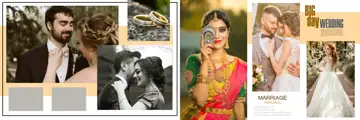 12x36 Wedding Album PSD in Luxury Silk Texture Style